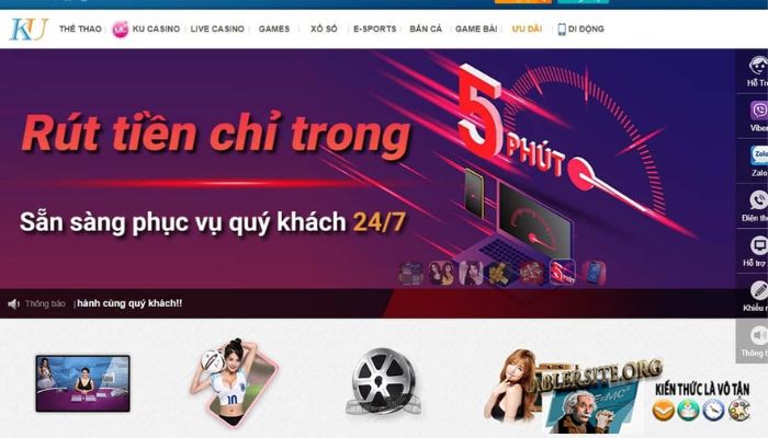 Nhà cái cá cược Kubet là địa chỉ chơi game uy tín chất lượng 