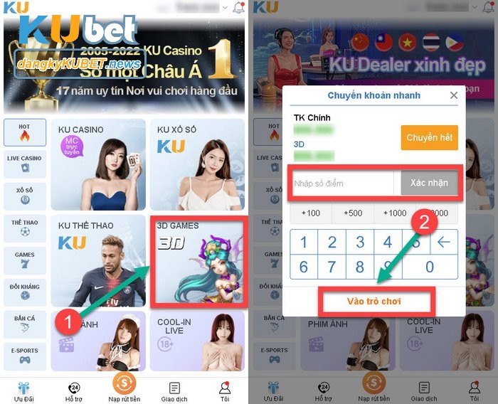 Chuyên mục casino Kubet868 hấp dẫn