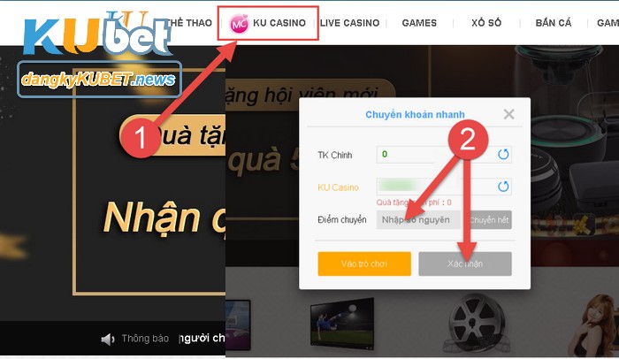 Trải nghiệm game bài tại Kucasino 