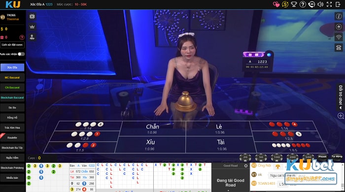 Cá cược Live Casino cùng dàn dealer siêu nóng bỏng của Kubet